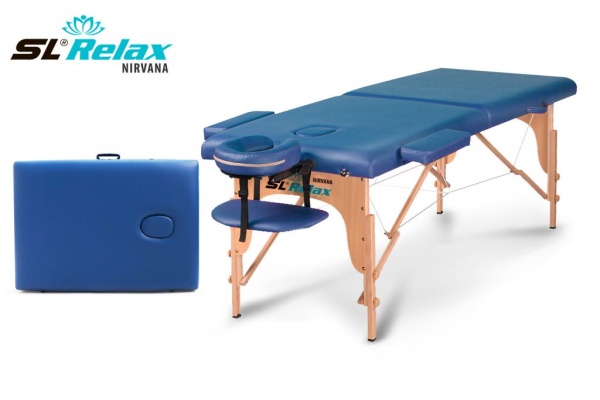 Массажный стол Start Line Relax Nirvana, складной, с регулировкой высоты, до 250 кг.