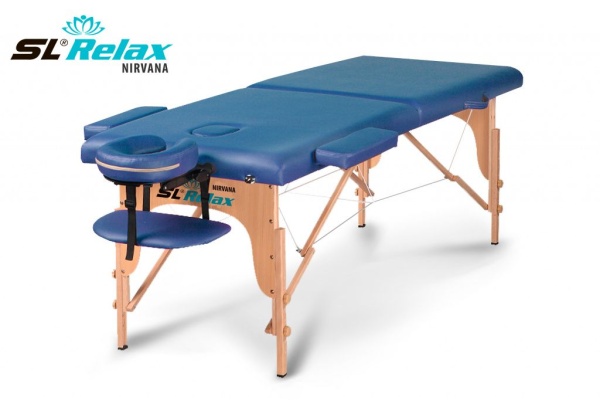 Массажный стол Start Line Relax Nirvana, складной, с регулировкой высоты, до 250 кг.