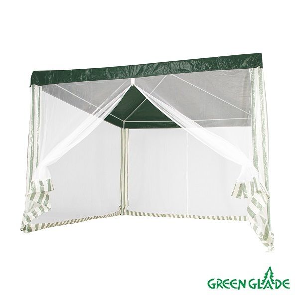 Тент садовый Green Glade 1028 3х3х2,5м полиэтилен, уличный, от солнца и насекомых