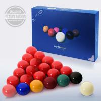 Шары для бильярда Dynaspheres Silver Snooker 52,4 мм., для игры в Снукер, в наборе 22 шара