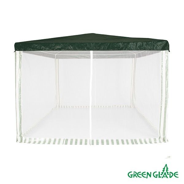 Тент садовый Green Glade 1028 3х3х2,5м полиэтилен, уличный, от солнца и насекомых