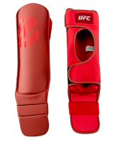 Защита голени UFC Tonal Boxing красные, размер L