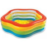 Бассейн надувной Intex 56495NP "Summer colors pool", 185x180x53 см