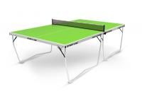 Теннисный стол Start Line Hobby EVO Outdoor PCP Зелёный лайм, любительский, всепогодный, сборный, с сеткой