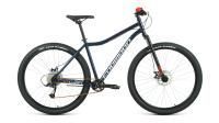 Велосипед FORWARD SPORTING 29 X D (29" 9 ск. рост. 21") 2022, темно-синий/красный, RBK22FW29975