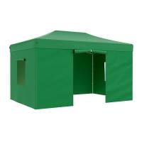 Тент-шатер Helex 4336 3x4,5х3 м. быстросборный, с водоотталкивающим покрытием, зеленый