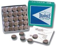 Коробка наклеек для кия "Triangle" 12 мм (50 шт)