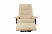 Кресло вибромассажное Calviano с подъемным пуфом и подогревом 2160