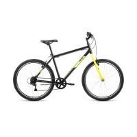 Велосипед 26' Altair MTB HT 26 1.0 7 ск Черный/Желтый 2022 г