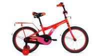 Велосипед FORWARD CROCKY 18 (18" 1 ск.) 2022, красный/фиолетовый, IBK22FW18217