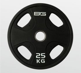 BRONZE GYM BG-PA-PL-P250 Диск олимпийский обрезиненный черный 25 кг