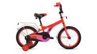 Велосипед FORWARD CROCKY 16 (16" 1 ск.) 2022, красный/фиолетовый, IBK22FW16210