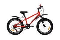 Велосипед FORWARD UNIT 20 2.0 (20" 6 ск. рост. 10.5") 2022, красный/черный, IBK22FW20061