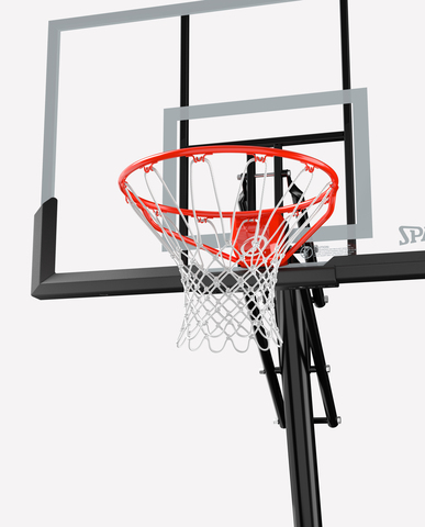 Баскетбольная стойка мобильная, акрил Spalding 54" Gold Portable, арт 6A1746CN_Eur