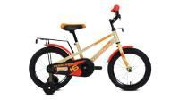 Велосипед FORWARD METEOR 16 (16" 1 ск.) 2022, серый/оранжевый, IBK22FW16258