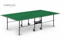 Теннисный стол Start Line Olympic Green, любительский, для помещений, складной