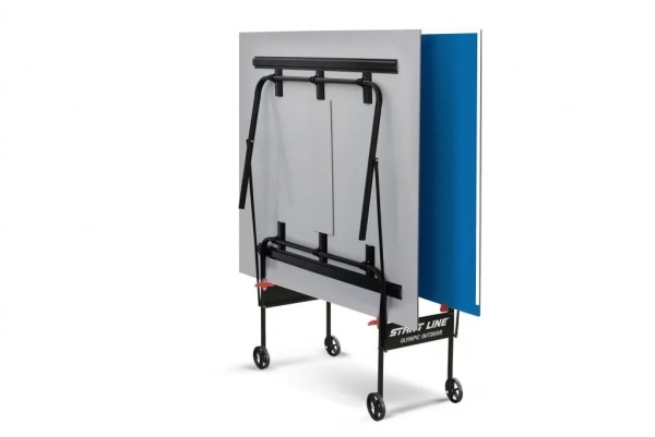 Теннисный стол Start Line Olympic Outdoor BLUE складной, для улицы и помещений