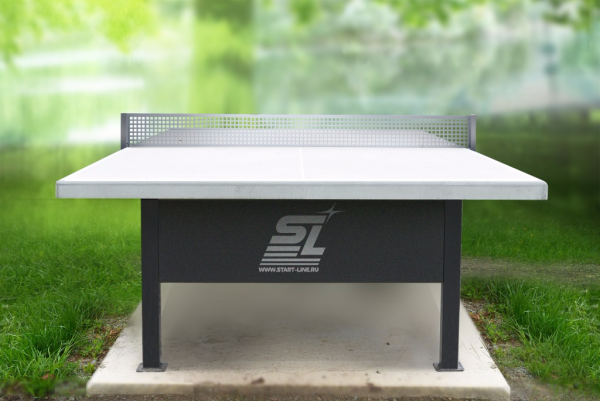 Теннисный стол Start Line City Park Outdoor, антивандальный, всепогодный, с металлической сеткой
