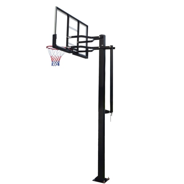 Баскетбольная стойка DFC ING56A 143x80 см стационарная, акрил