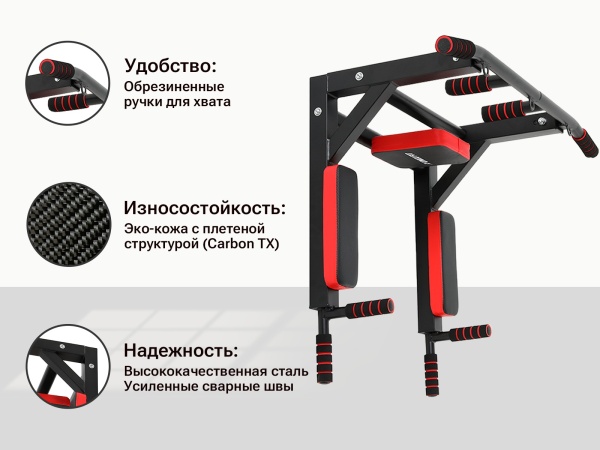 Турник настенный 3 в 1 UNIX Fit PULL UP 200