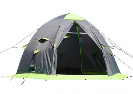 Зимняя палатка Лотос 5С 2022 (серо-салатовая)