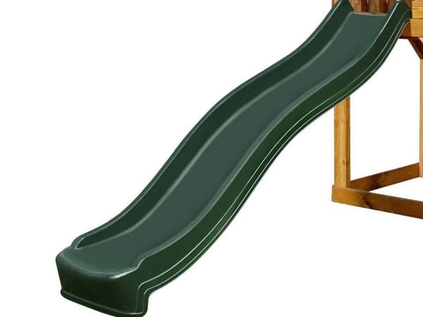 Детская игровая площадка Babygarden Play 2 DG с качелями и темно-зеленой горкой