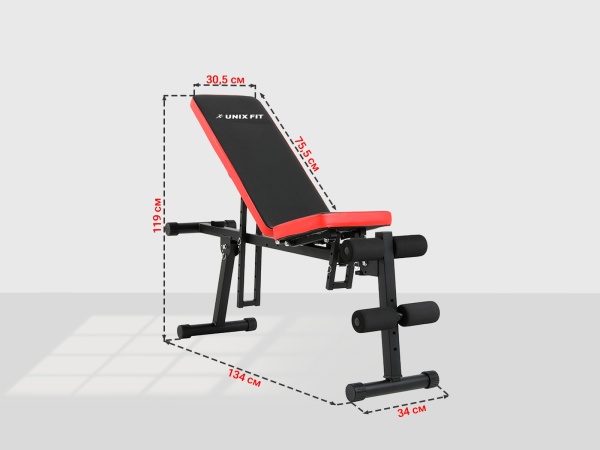 Скамья силовая универсальная UNIX Fit BENCH 130P