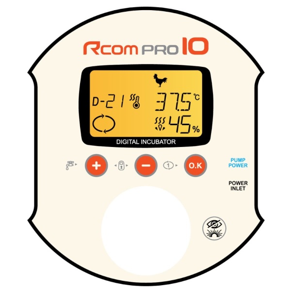Инкубатор Rcom 10 PRO Plus с овоскопом