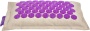 Набор акупунктурный Bradex Нирвана бежевый, лиловые шипы, премиум-серия