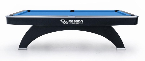 Стол / пул "Rasson OX" 9 ф (черный) с плитой