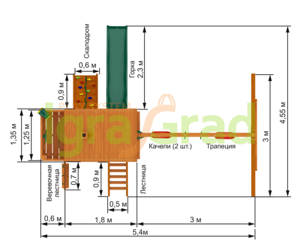 Детская площадка IgraGrad Шато 2