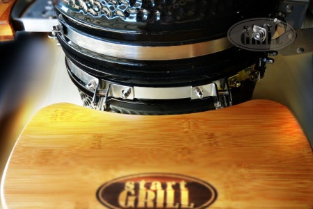 Гриль керамический Start Grill 12 черный, со складными столиками, без ножек