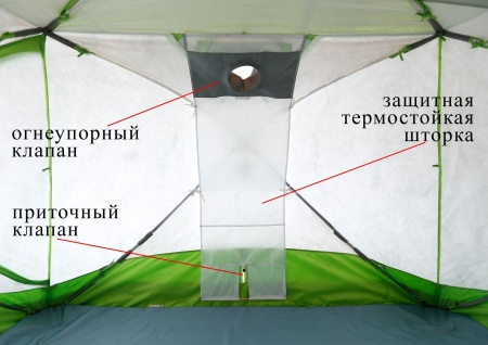 Зимняя палатка Лотос Куб 3 Компакт Термо