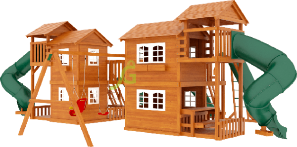 Детская деревянная площадка "IgraGrad Домик 7"