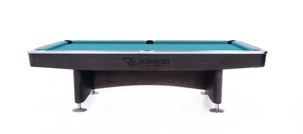Бильярдный стол для пула "Rasson Challenger Plus" 8 ф (серый, массив дуба, плита 28 мм)