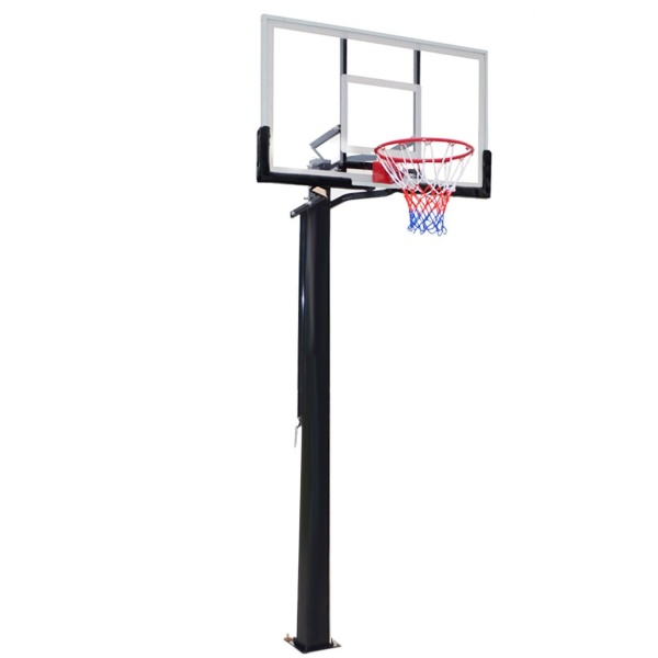 Баскетбольная стойка DFC ING56A 143x80 см стационарная, акрил