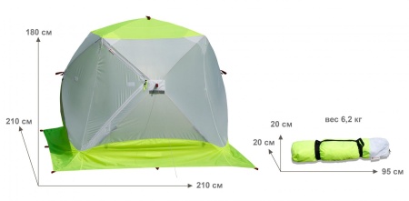 Зимняя палатка Лотос Куб 3 Компакт ЭКО