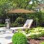 Зонт садовый Green Glade 8003 от солнца, с боковым расположением стойки