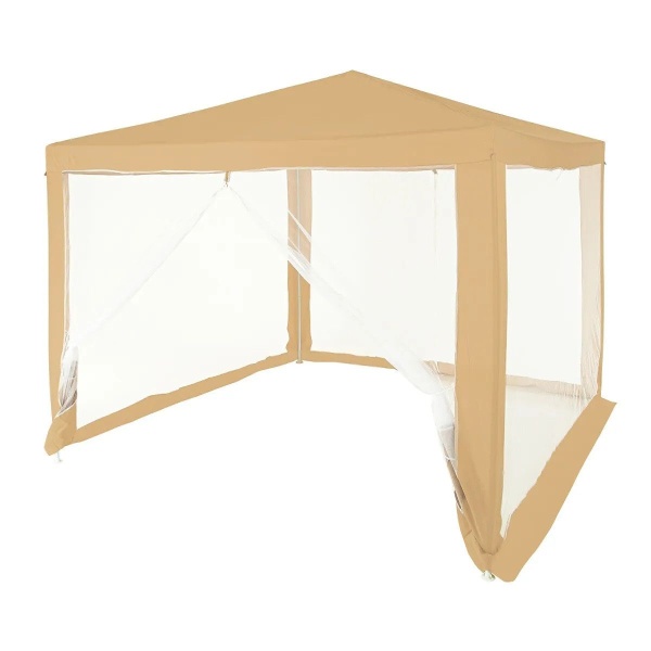 Тент садовый Green Glade 1040 3х3х2,5м полиэстер, защищает от солнца и насекомых, для улицы
