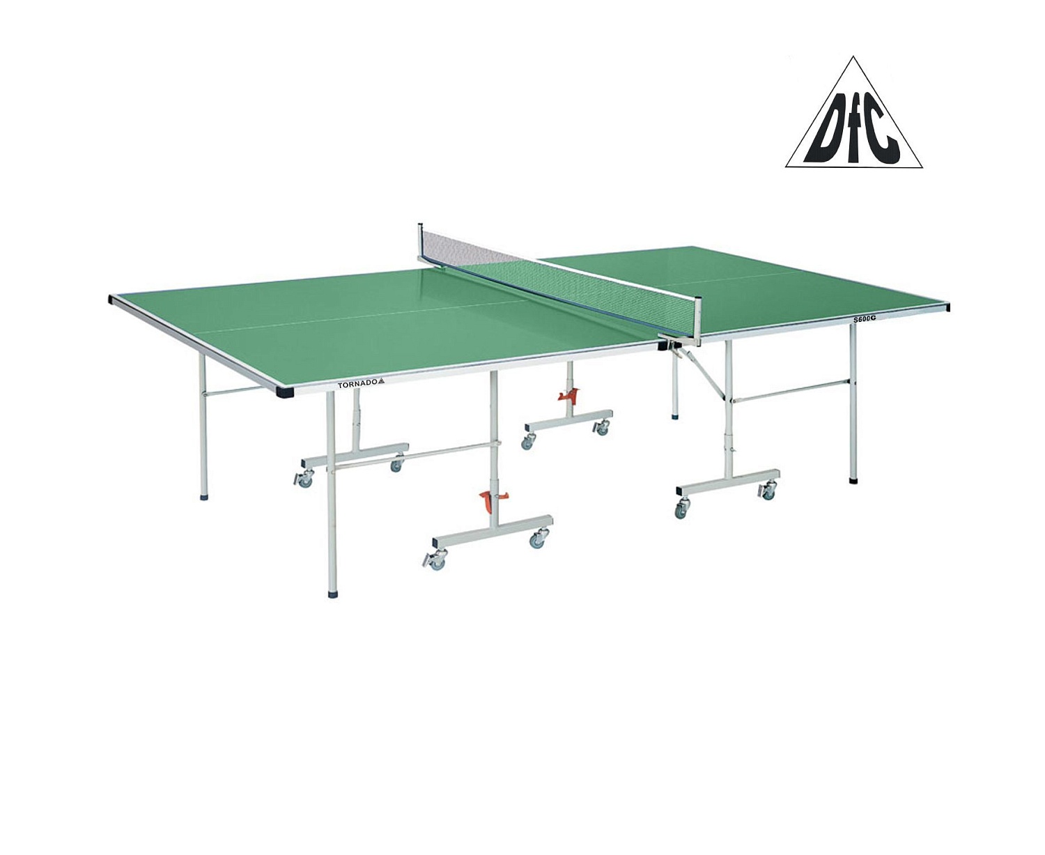 Теннисный стол DFC TORNADO, 4 мм, зеленый, с сеткой