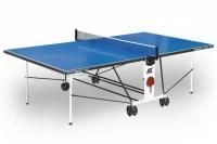 Теннисный стол Start Line Compact Outdoor-2 LX BLUE, любительский, всепогодный, складной, с сеткой