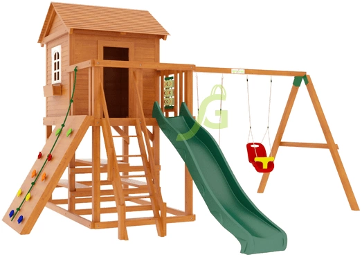 Детская деревянная площадка "IgraGrad Домик 2"