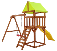 Детская игровая площадка Babygarden Sunplay 1 с качелями и желтой горкой