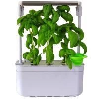 Гидропонная установка HobbyFarm Mini, домашний умный смарт сад, 6 ячеек, с фитолампой