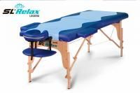 Массажный стол Start Line Relax Laguna, складной, регулируемый по высоте, до 250 кг.