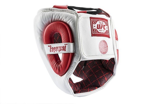 Шлем для бокса UFC Premium True Thai, цвет белый, размер L