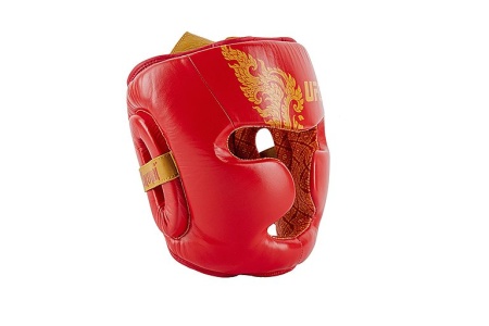 Шлем для бокса UFC Premium True Thai, цвет красный, размер L