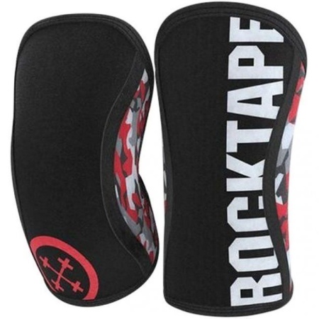 Наколенники RockTape Assassins Red Camo, размер M, толщина 7 мм